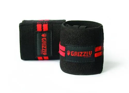 Grizzly Red Line Wrist Wraps