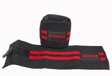 Grizzly Red Line Wrist Wraps