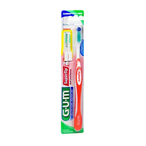 Gum Super Tip Toothbrush Medium - Regular 1 Each By Gum