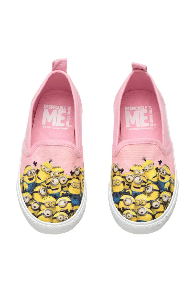 H&M Girls Minion Pink Slip-on Trainers