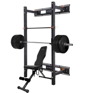 Hit Fitness 120kg Home Gym with Folding Rack