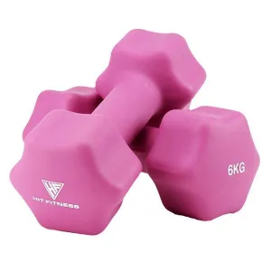 Hit Fitness Neoprene Studio Dumbbells | 6kg Pair