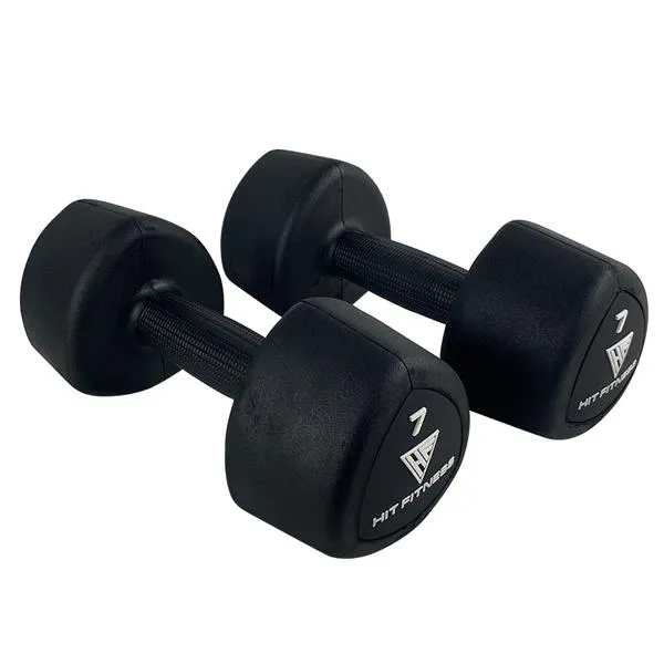 Hit Fitness Rubber Studio Dumbbell | 7kg