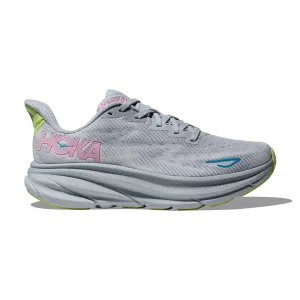 HOKA Women's Clifton 9 Wide Gull/Sea Ice