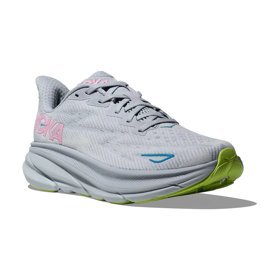 HOKA Women's Clifton 9 Wide Gull/Sea Ice