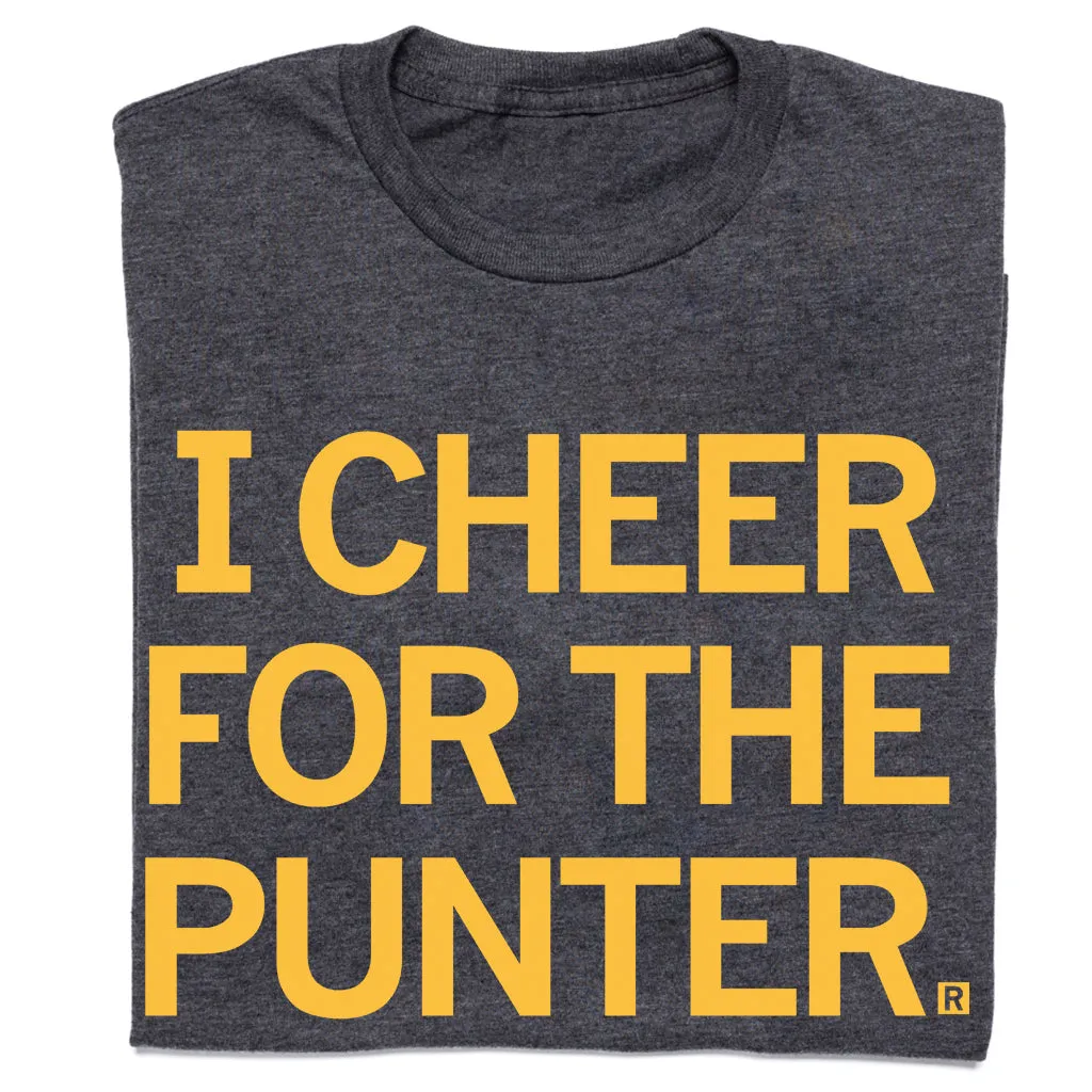 I Cheer For The Punter Charcoal