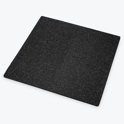 Ignite by SPRI Rubber Interlocking Mat - Black (19mm)