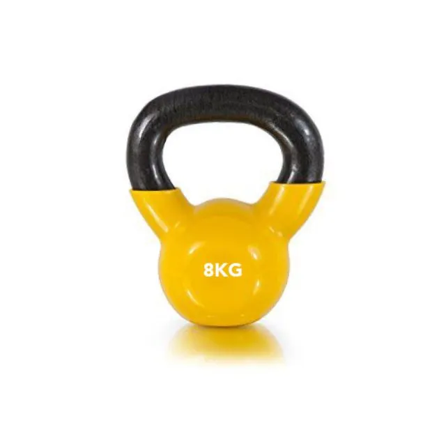 Irm-Fitness Factory Neoprene Kettlebell 8Kg Fitness Yelow