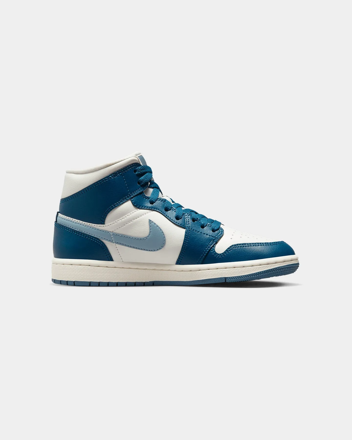 Jordan Women's Air Jordan 1 Mid "White/Blue" Sky J French Blue