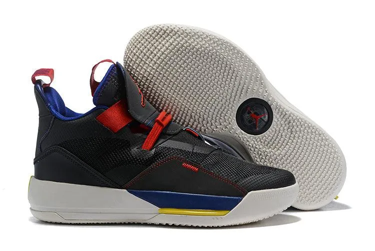 Jordan XXXIII Future of Flight Navy Blue Black Red Men's Basketball Sneakers