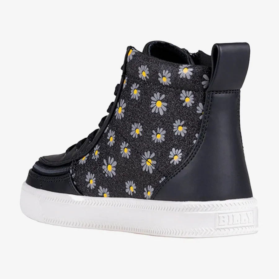 Kids' Classic Lace High (Black Daisy)