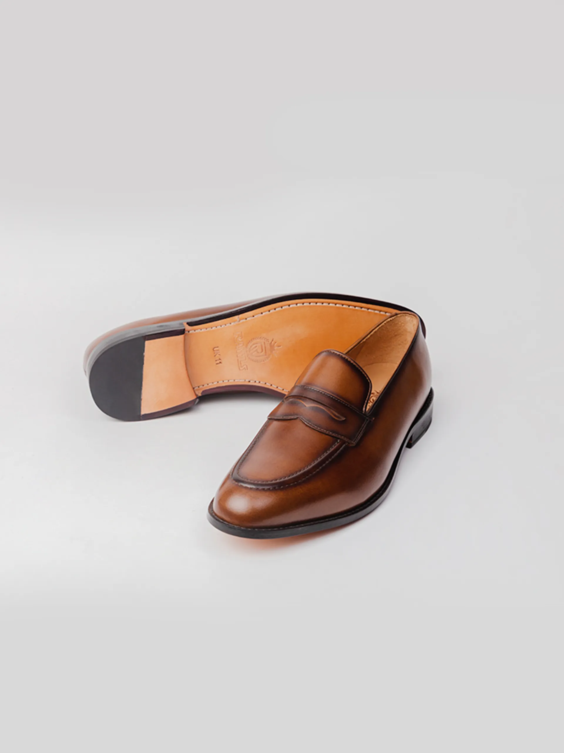 Krons Loafer - Coffee Patina