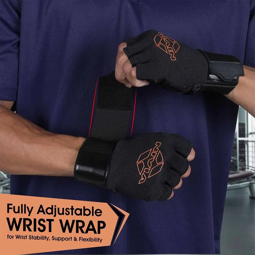 Leather Gym Weight Lifting Gloves