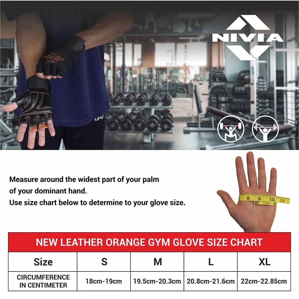 Leather Gym Weight Lifting Gloves