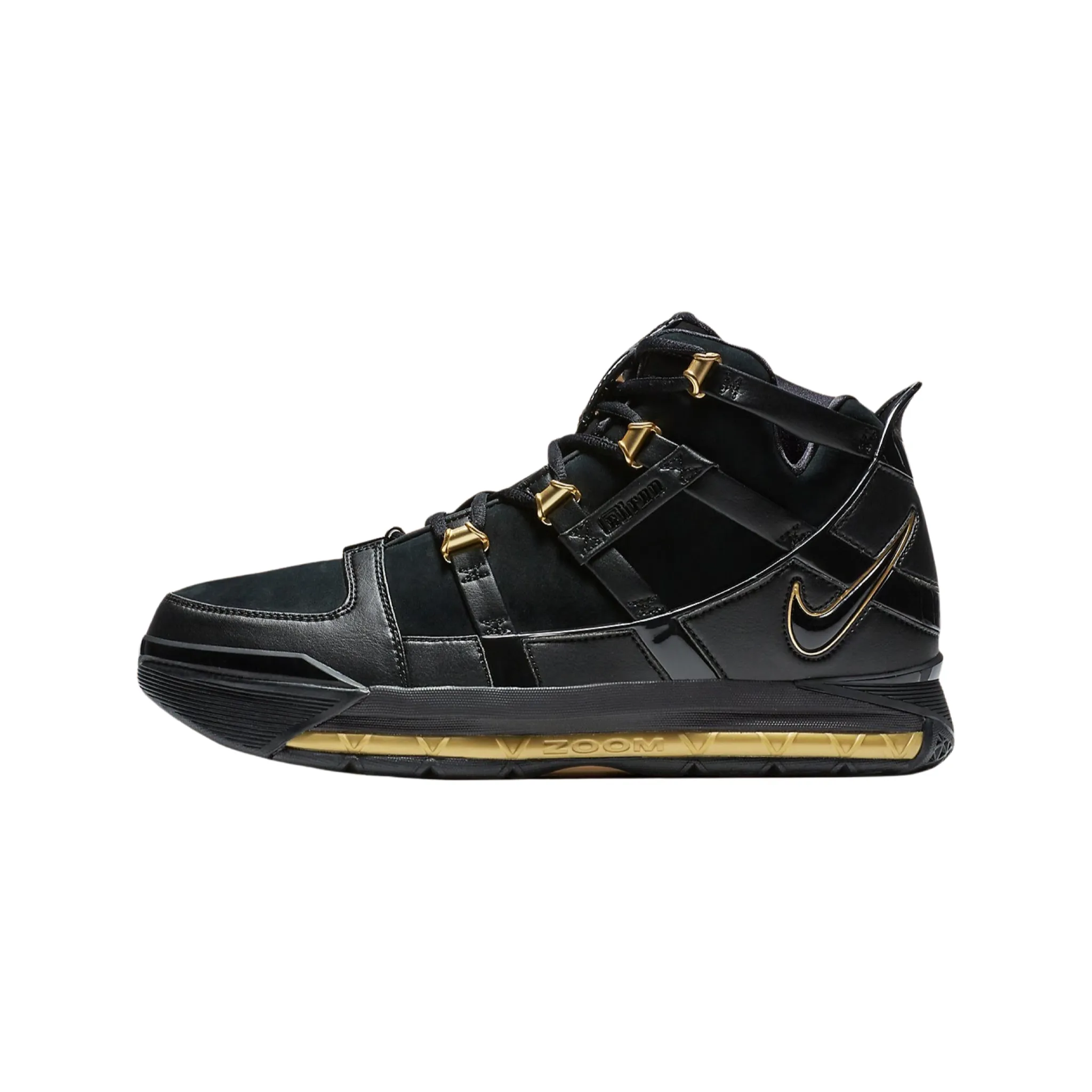 Lebron Zoom 3 Black Metallic Gold 2018