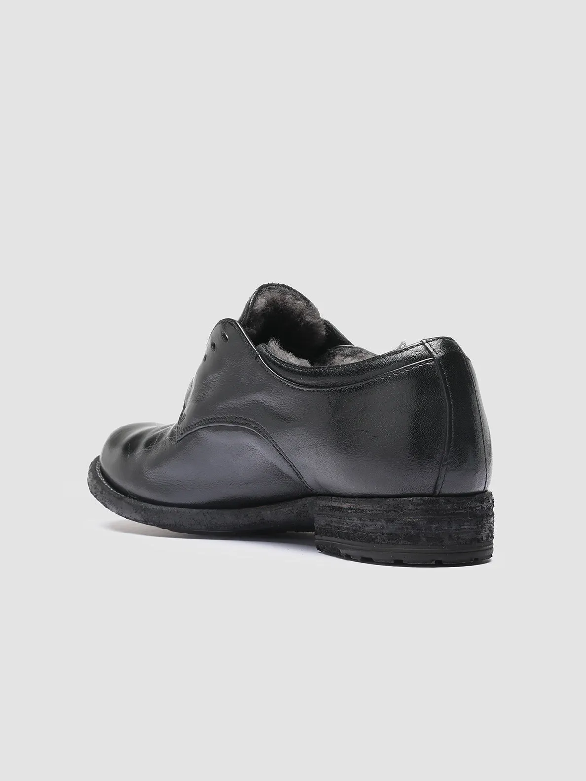 LEXIKON 102 - Black Leather Derby Shoes