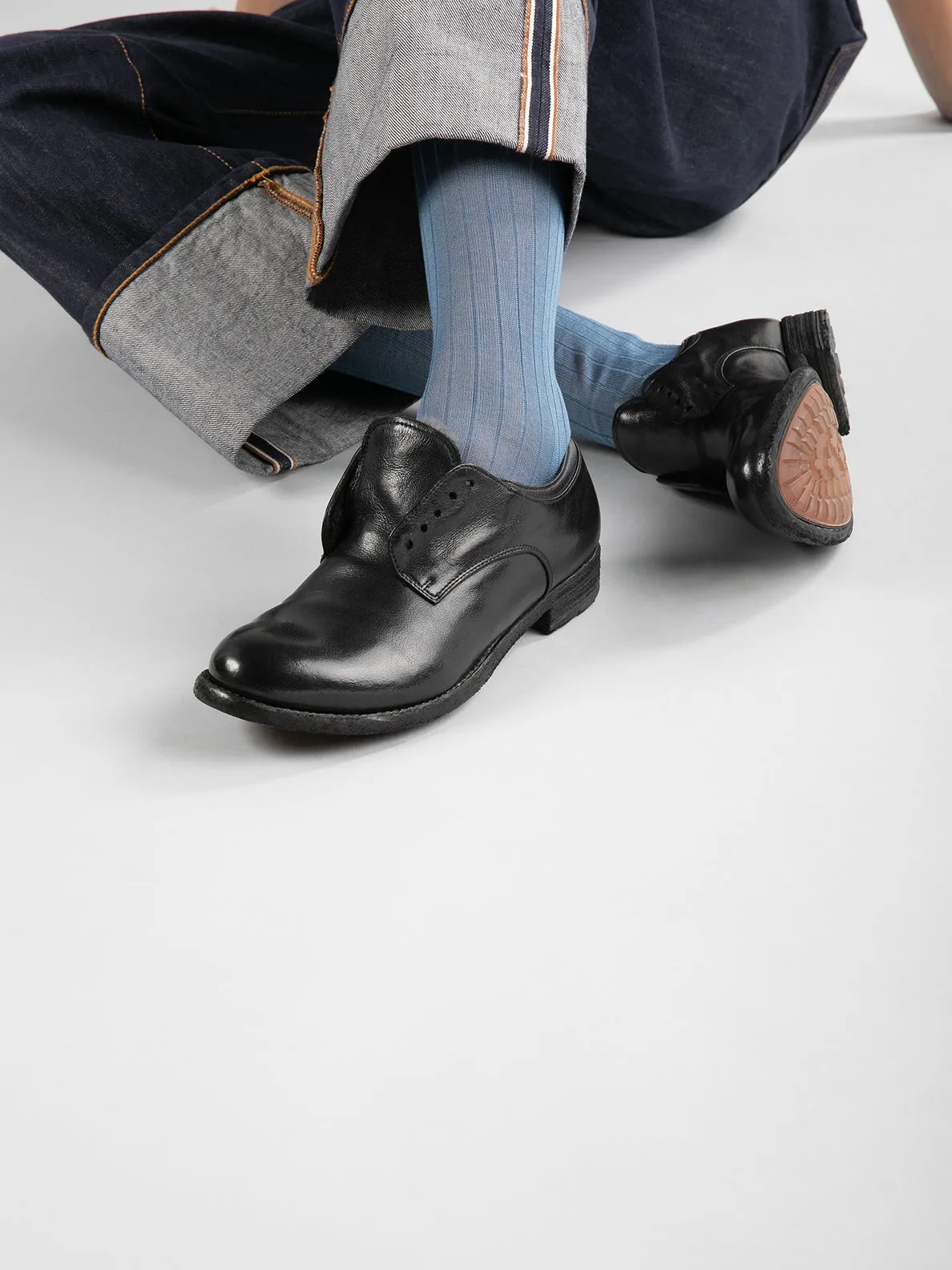 LEXIKON 102 - Black Leather Derby Shoes