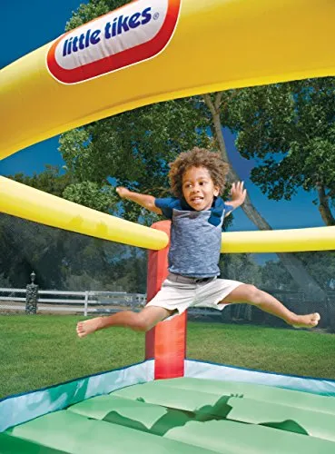 Little Tikes Jr. Jump 'n Slide Bouncer, Multicolor