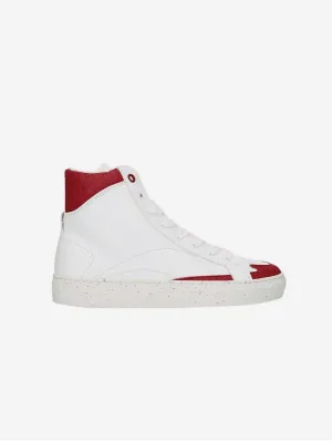 London Unisex Piñatex & Apple Leather Vegan Sneakers | Red