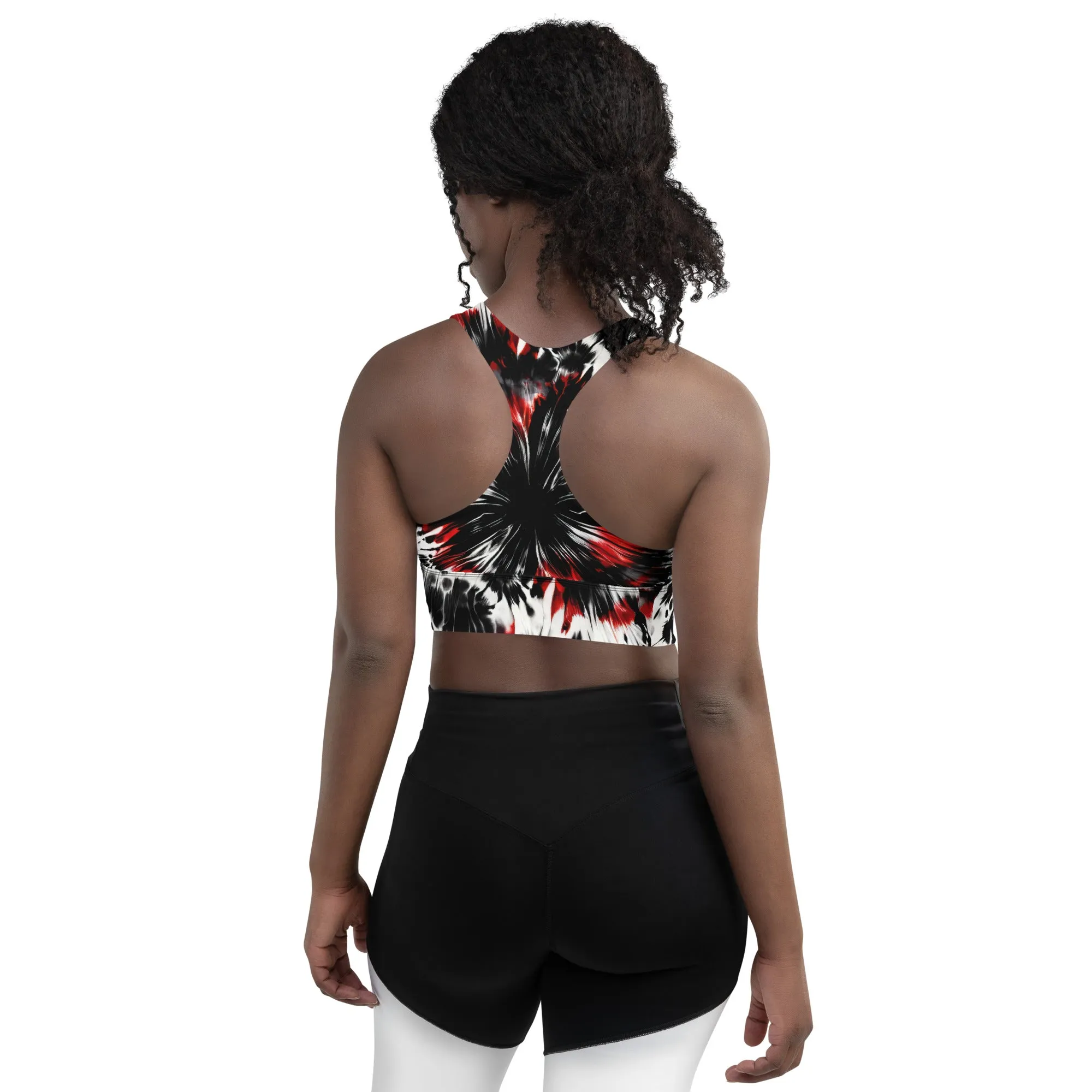 Longline Sports Bra Vampire's Veil