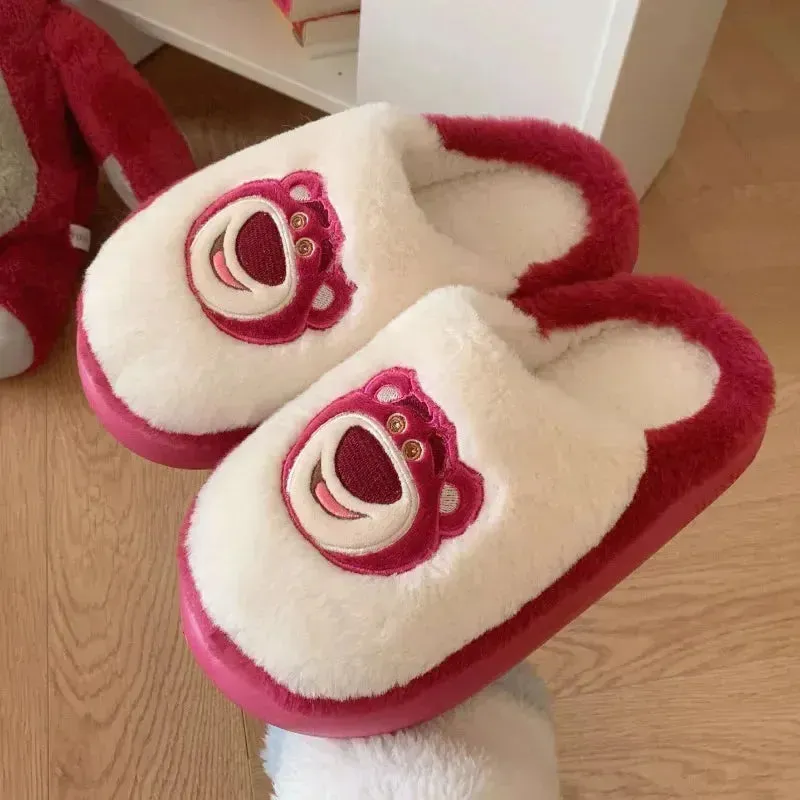 Lotso Winter Plush Slippers