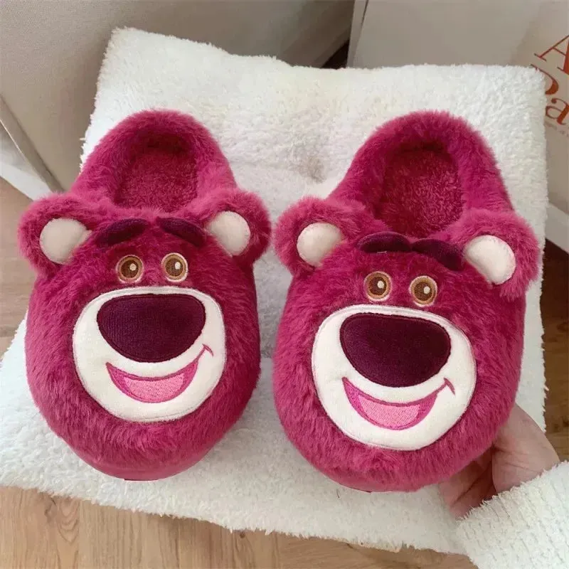 Lotso Winter Plush Slippers