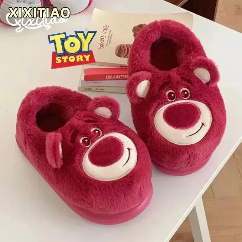 Lotso Winter Plush Slippers