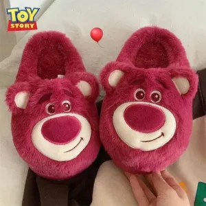 Lotso Winter Plush Slippers