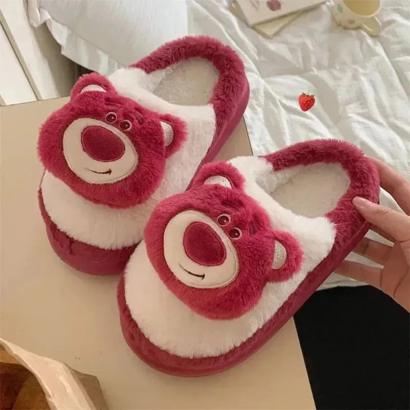 Lotso Winter Plush Slippers