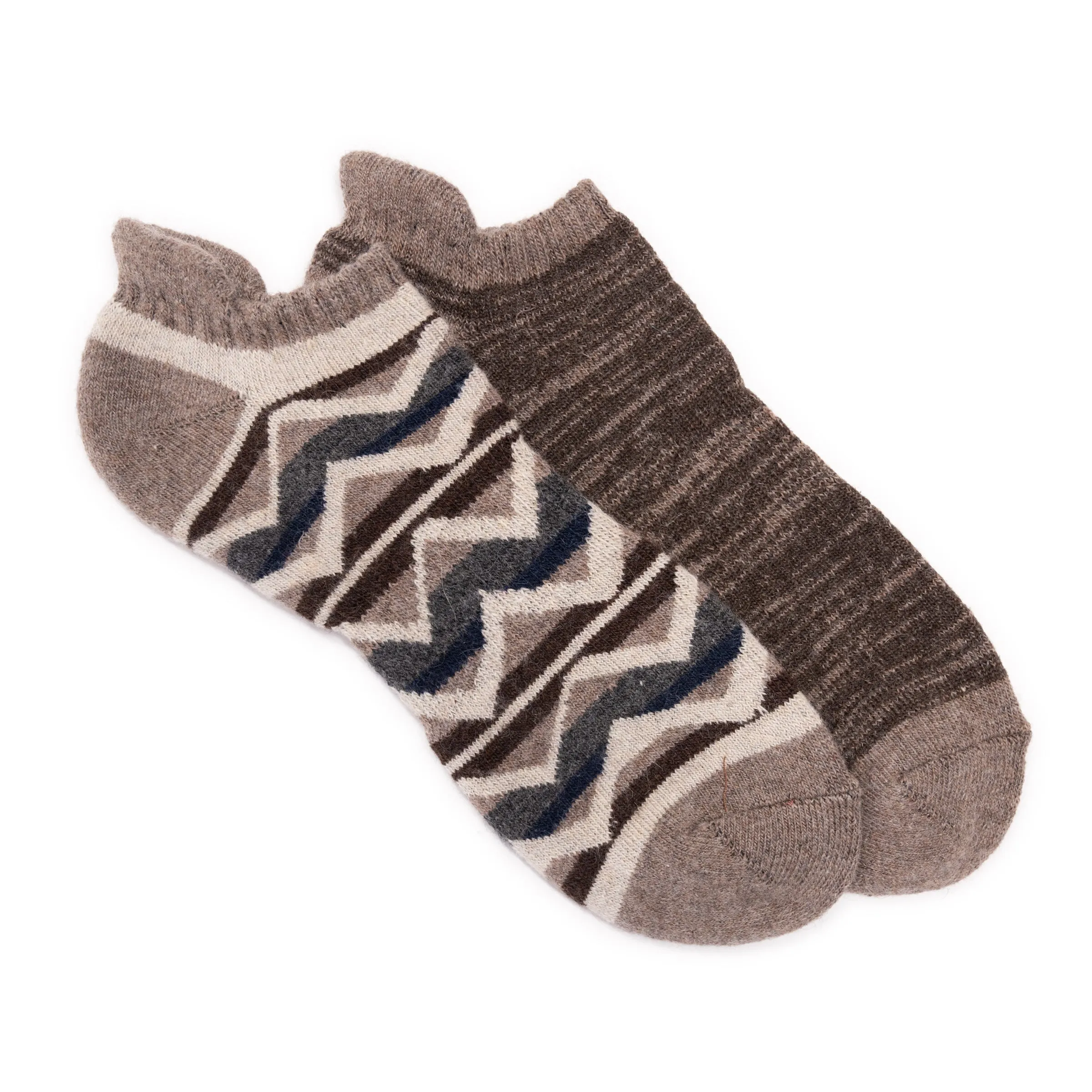 Men's 2 Pair Pack Low Cut Ankle Wool Socks