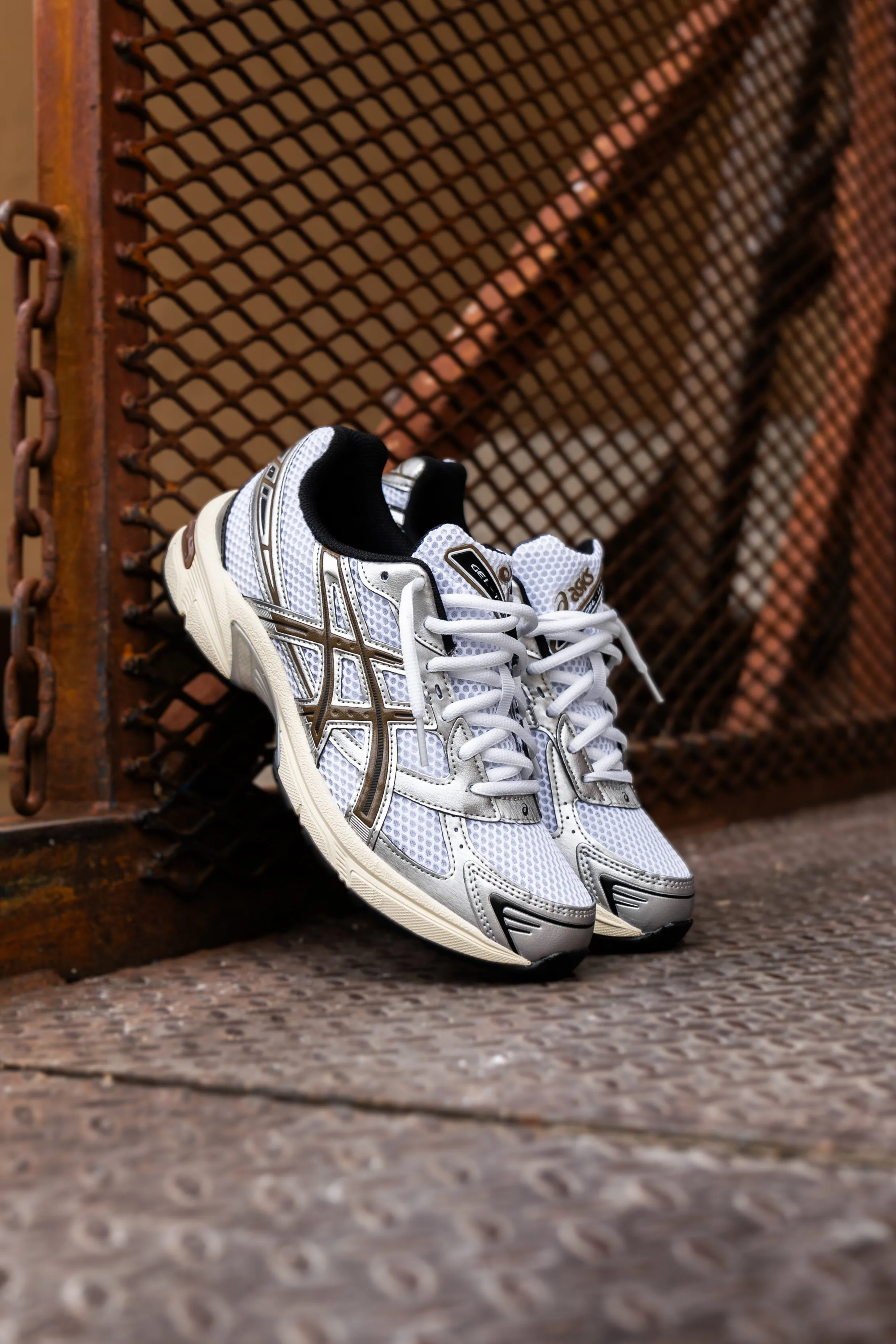 Mens Asics Gel-1130 (White/Clay Canyon)