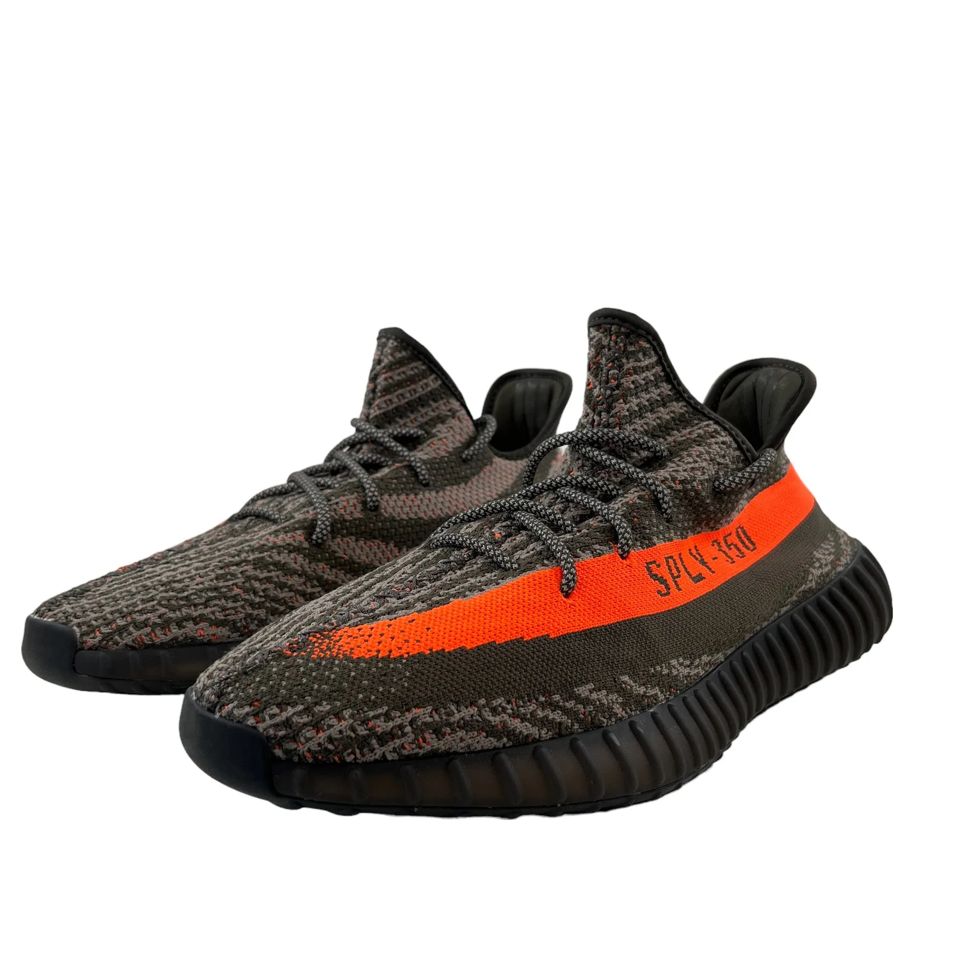 Men's Boost 350 V2 Carbon Beluga Low Trainers Grey Size EU 47 / UK 13