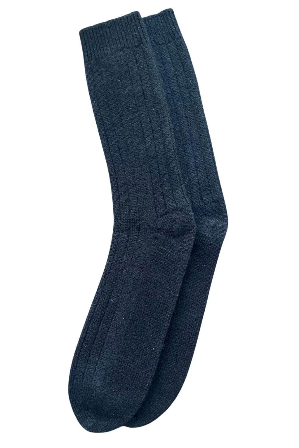 Men's Cashmere Bed Socks - Black