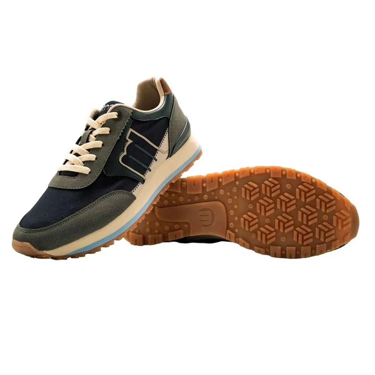 Men’s Casual Trainers Mustang Joggo-Evo Nican Grey Navy Blue