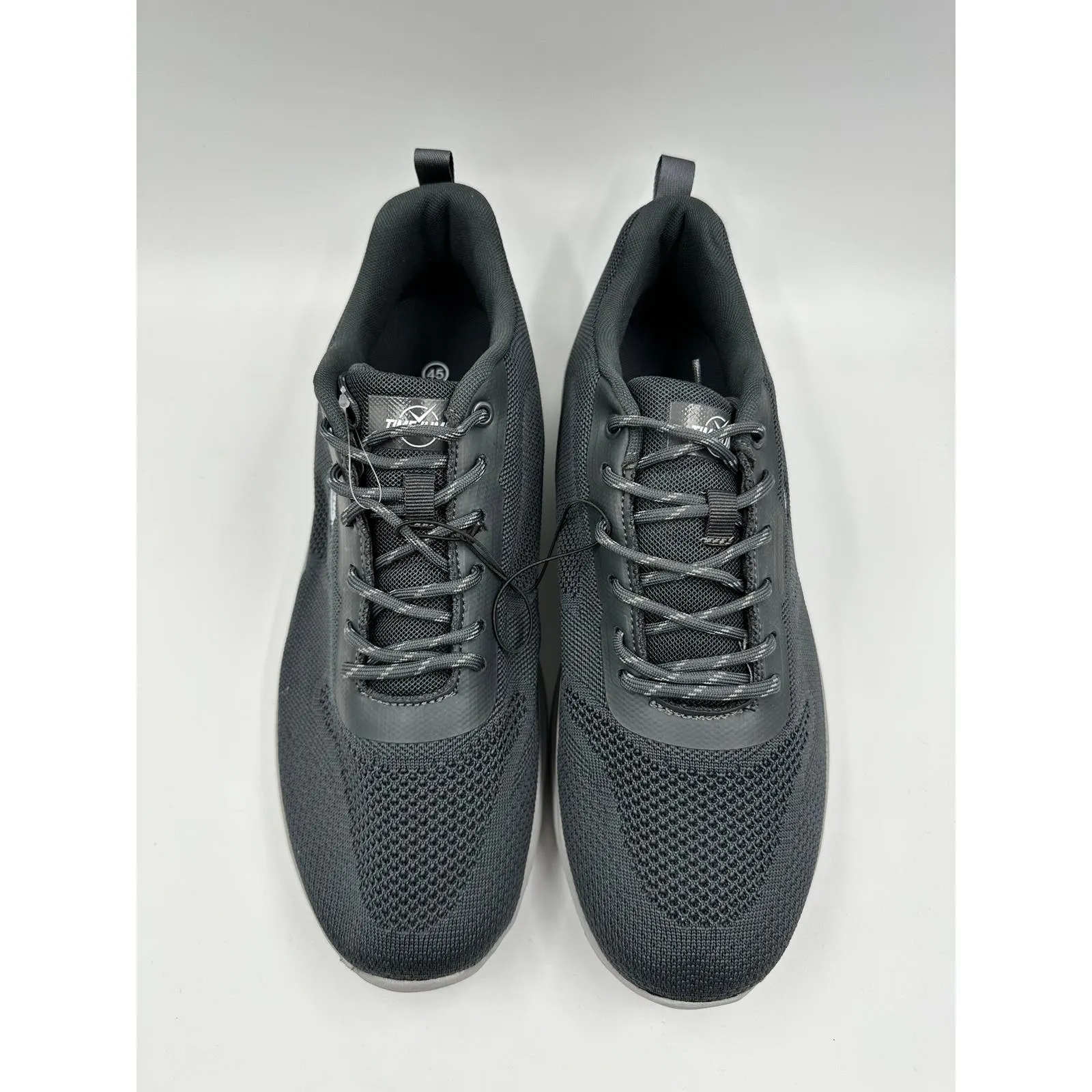 Men's Size 13, Gray Knit Top Sneaker with Light Gray Soles