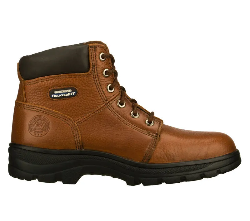 Men's Wide Fit Skechers Work shire 77009 Boots