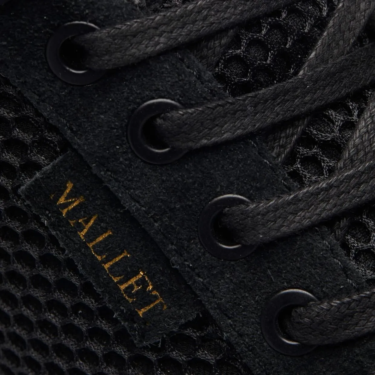 Miss Mallet Black Kingsland Midnight Gold Sneaker