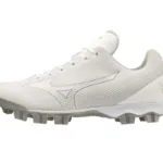 Mizuno Finch Lightrevo TPU Moulded Adult Baseball/Softball Cleat - White/White