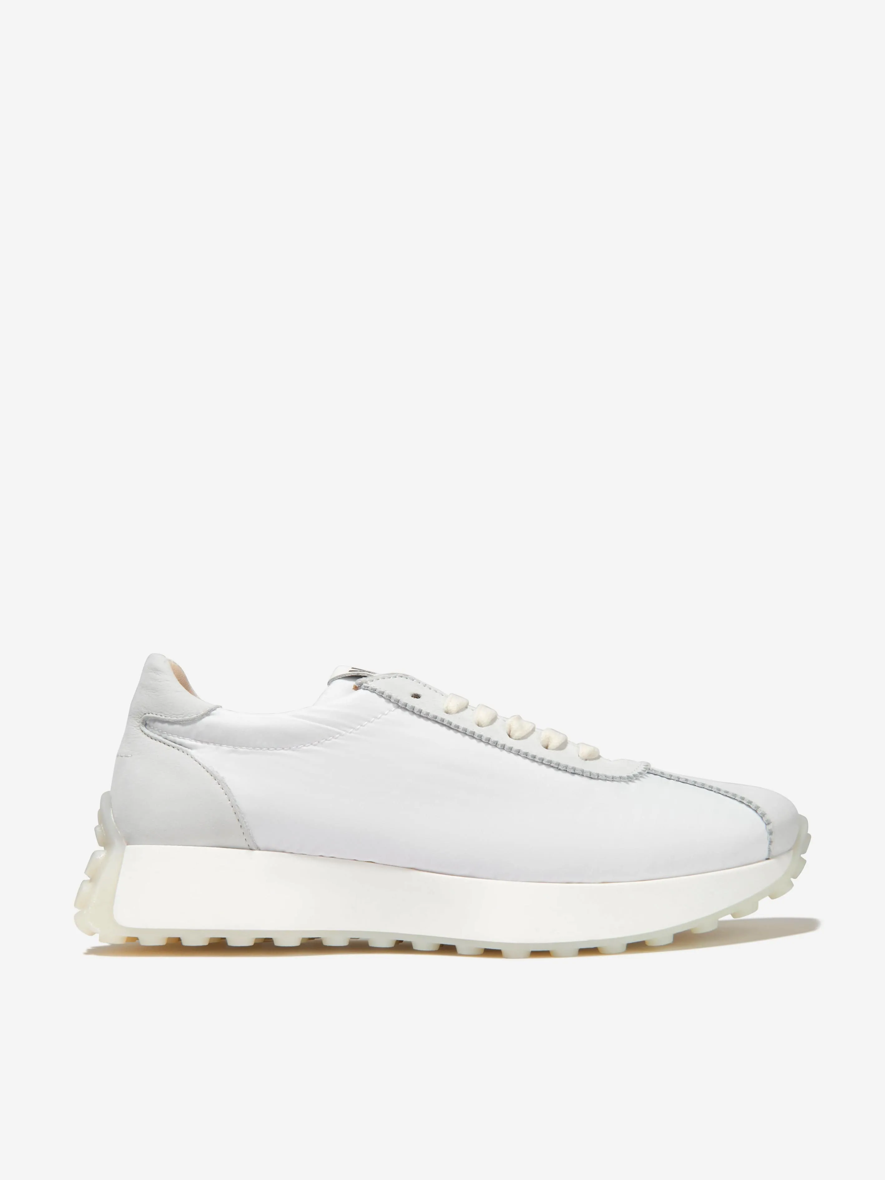 MM6 Maison Margiela Girls Leather Lace Up Trainers