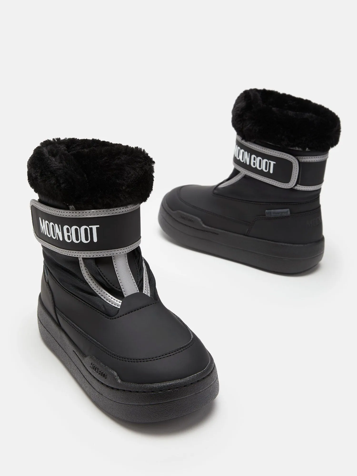 Moon Boot - Junior park strap black boots