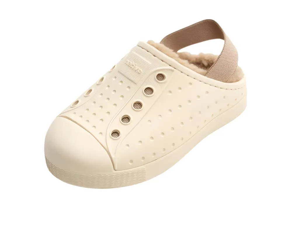 Native Jefferson Cozy Child - Bone White / Bone White / Flax Tan