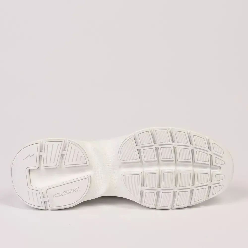 Neil Barrett White Textile Men Sneaker