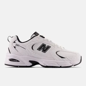 New Balance Mens 530 Fashion Trainers - White / Black