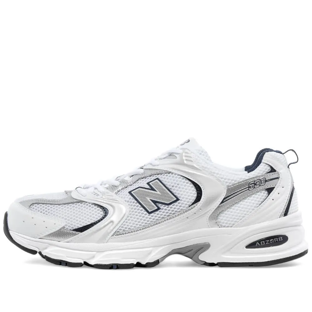 New Balance Men's 530 Shoes - White / Silver / Navy