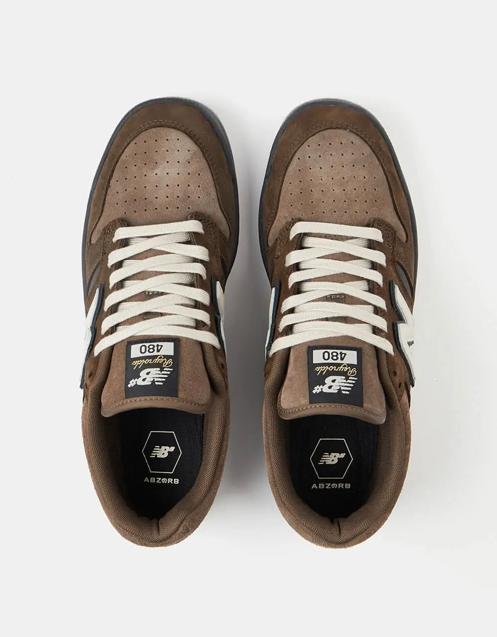 New Balance Numeric 480BOS Skate Shoes - Chocolate