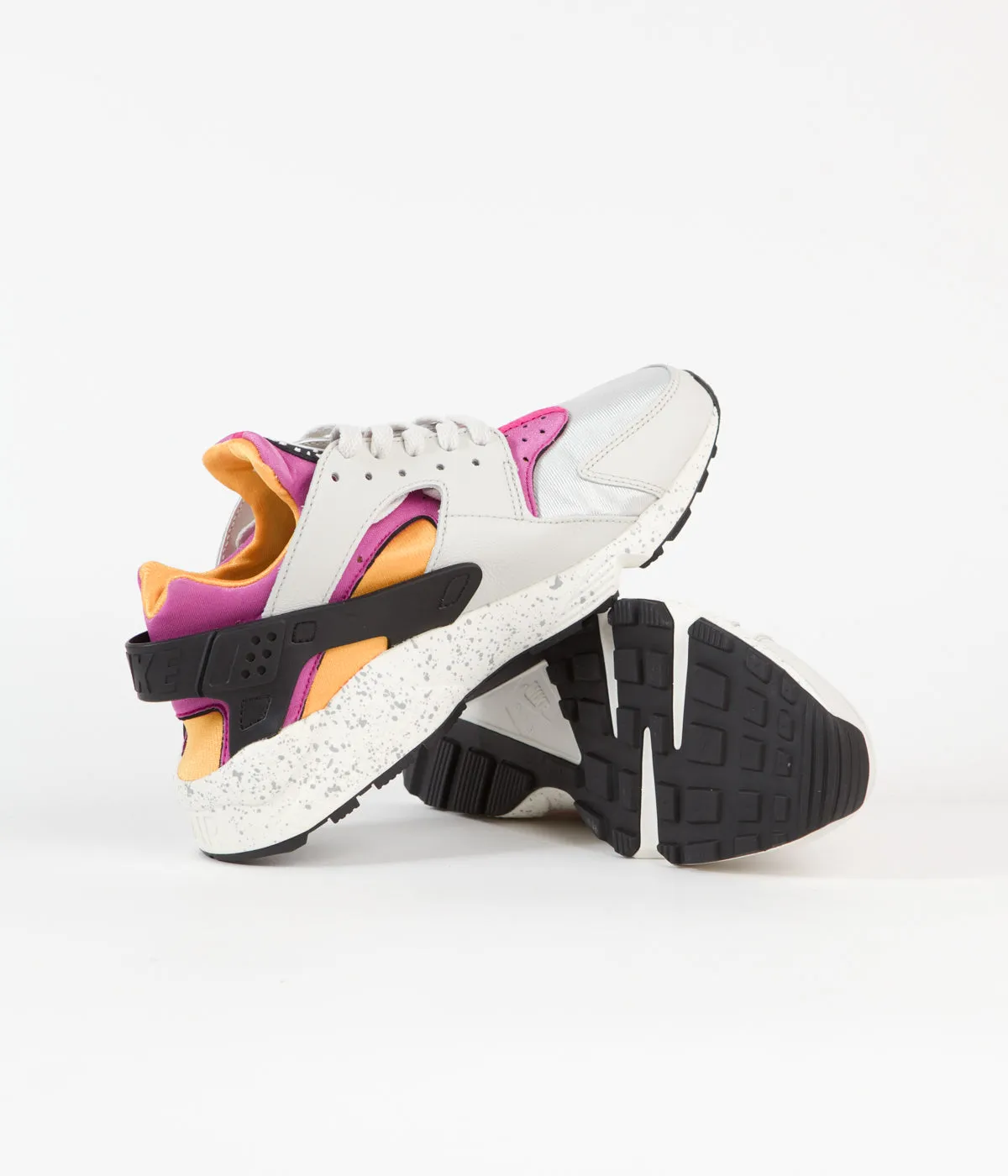 Nike Air Huarache Shoes - Light Bone / Lethal Pink - University Gold