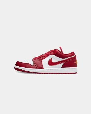 Nike Air Jordan 1 Low "Cardinal Red" Cardinal Red/Light Curry/White