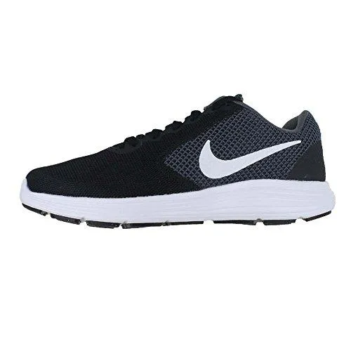 Nike Revolution 3 Running Shoe Dark Grey/White/Black 8 W Us