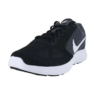 Nike Revolution 3 Running Shoe Dark Grey/White/Black 8 W Us