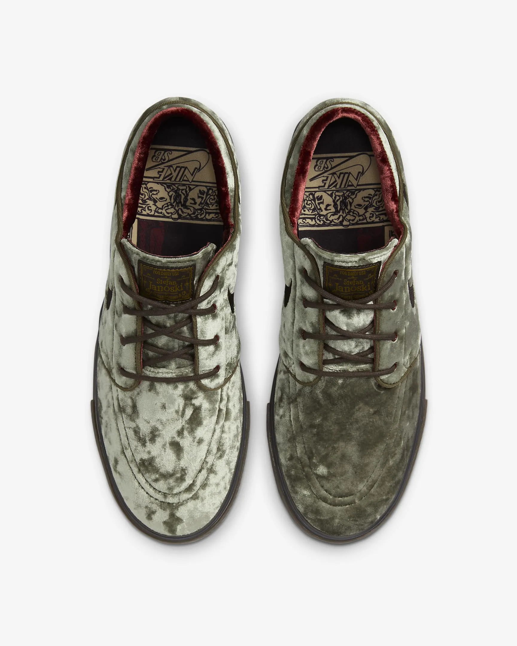 NIke Sb Zoom Janoski OG  - (Medium Olive/Baroque Brown/Dark Team Red/Velvet Brown)